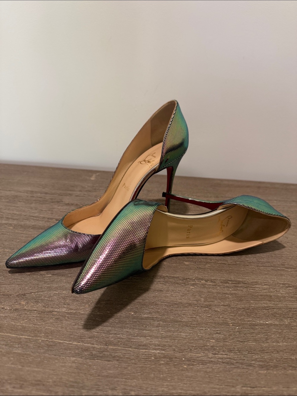 Christian Louboutin Iridescent Heels | Very Good Condition